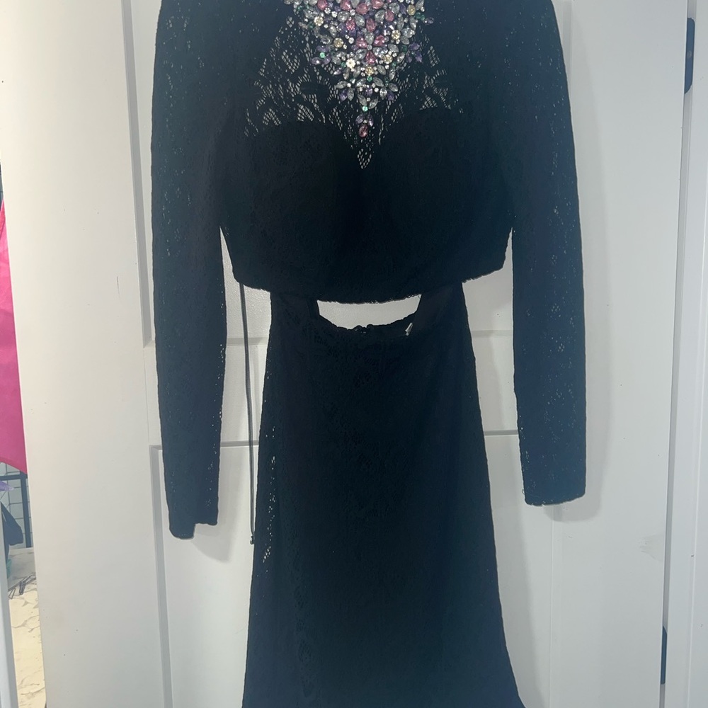 Cassandra Stone by Mac Duggal 2 pc cocktail